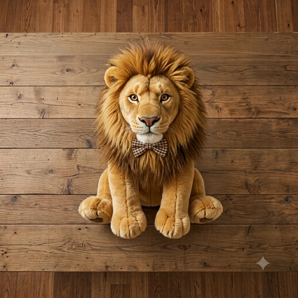 Leão de pelucia